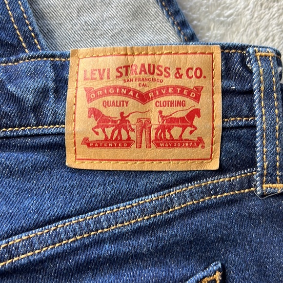 Levi's Denim Overalls Blue Size Small - Picture 5 of 10